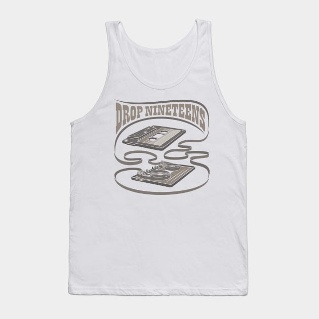 Drop Nineteens Exposed Cassette Tank Top by Vector Empire